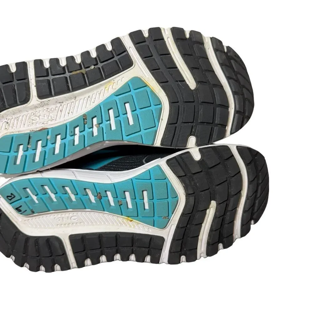 Brooks Black Ariel and Teal Athletic Shoes size 8 D wide